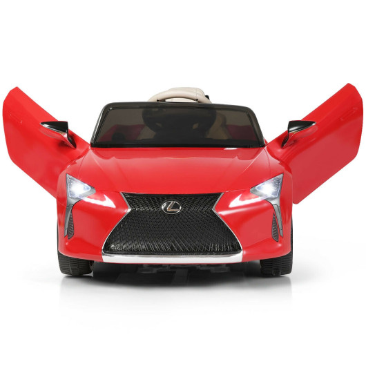 Kids Ride Lexus LC500 Licensed Remote Control Electric Vehicle-Red - Image 4