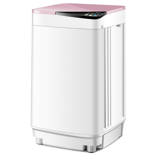 Full-automatic Washing Machine 7.7 lbs Washer - Spinner Germicidal-Pink