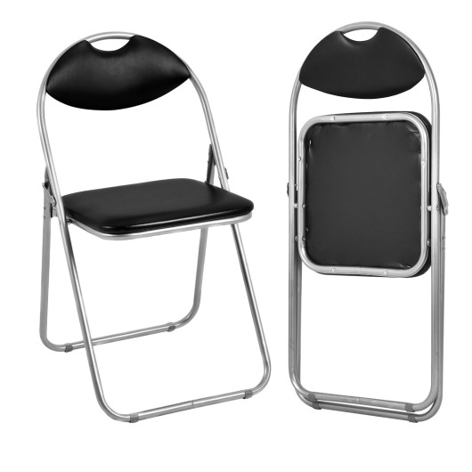 2-4-6 Pieces Portable Folding Dining Chairs Set with Carrying Handles-Set of 2 - Image 2