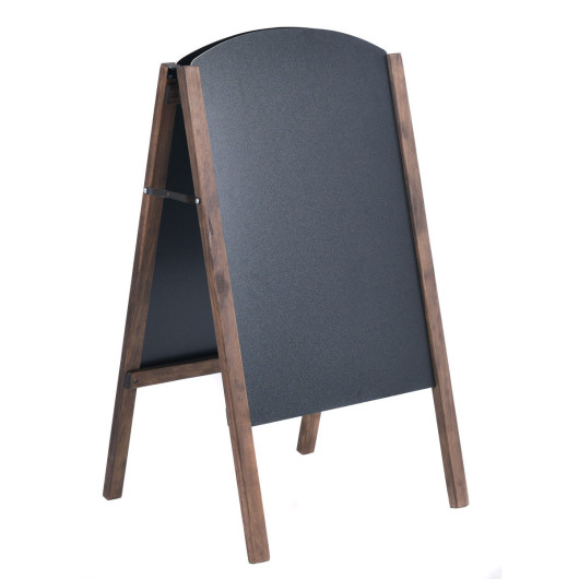 40 Inch Wood A-Frame Sidewalk Wedding Signage Chalkboard - Image 4