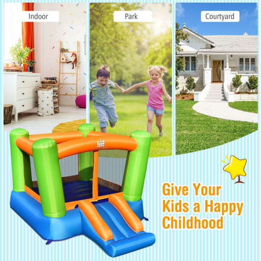 Kids Inflatable Bounce House without Blower for Indoor and Outdoor - Image 3