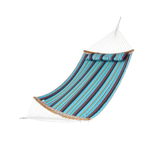Outdoor Hammock with Detachable Pillow-Blue - Image 2