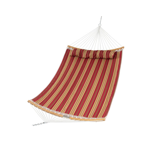 Outdoor Hammock with Detachable Pillow-Red - Image 3