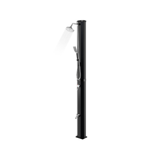 7.2 Feet 9.3 Gallon Solar Heated Shower with Hand and Foot Tap