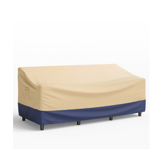Patio Furniture Cover with Padded Handle and Click-Close Straps-77 x 43 x 30 inches - Image 6