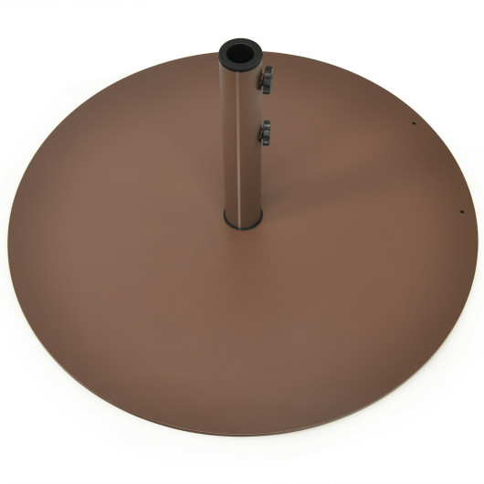 29.5 Inch Outdoor Steel Umbrella Base Stand for Backyard and Poolside - Image 3