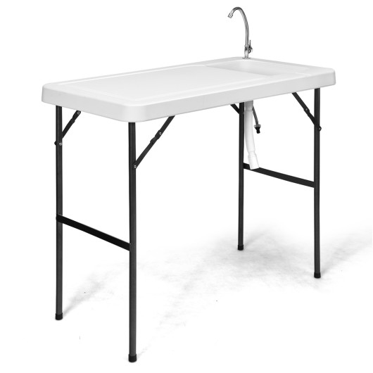 Folding Portable Fish Cleaning Cutting Table - Image 2