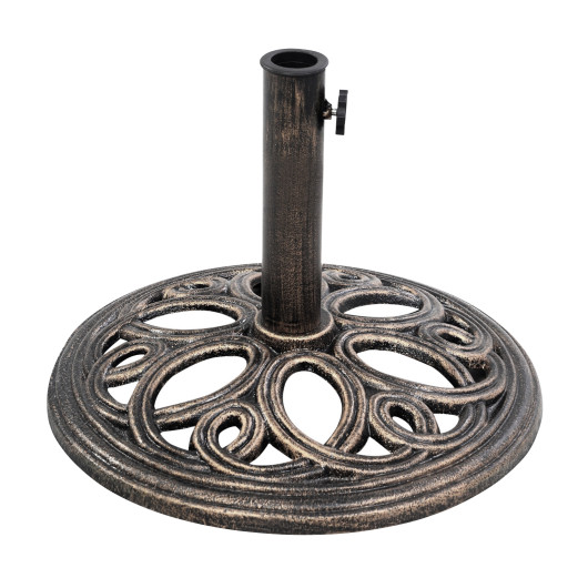 23 Pounds 17 3-4 Inch Round Umbrella Base Stand - Image 4