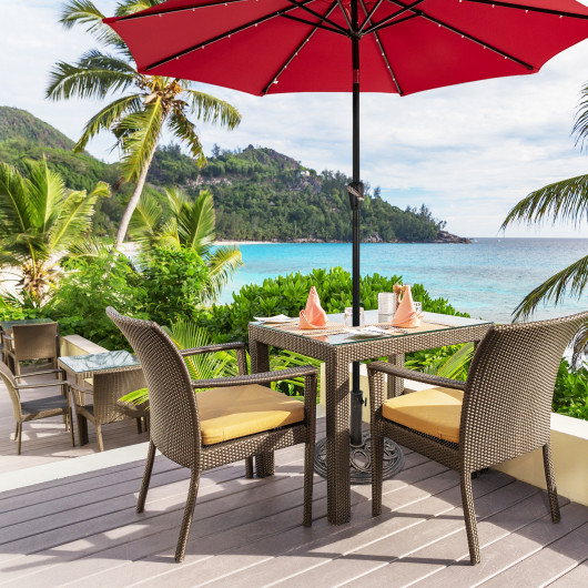 23 Pounds 17 3-4 Inch Round Umbrella Base Stand - Image 3