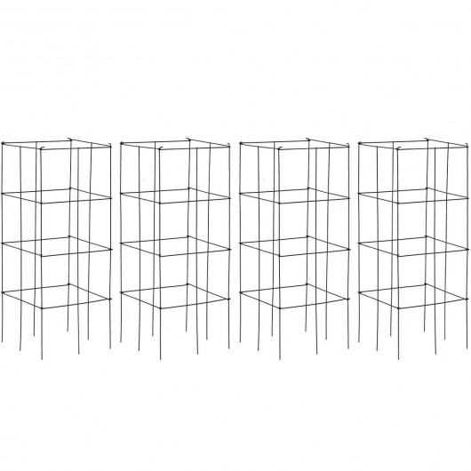 4 Pack Garden Trellis for Climbing Plants for Flower Vegetable