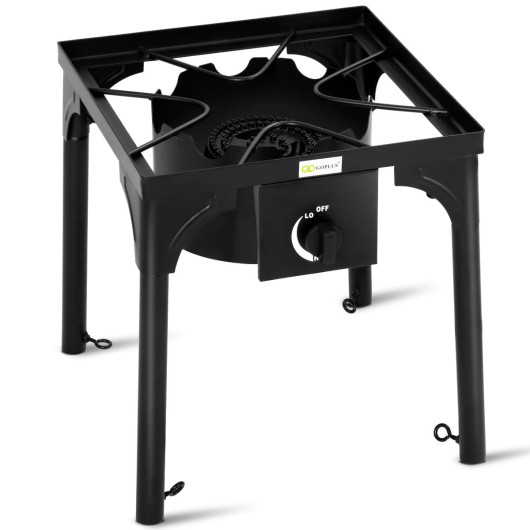 100 000-BTU Portable Propane Outdoor Camp Stove with Adjustable Legs - Image 5
