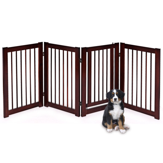 30 Inch Configurable Folding 4 Panel Wood Fence - Image 5