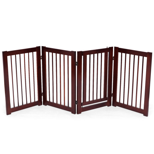 30 Inch Configurable Folding 4 Panel Wood Fence - Image 3