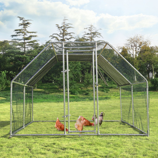9.5 x 12.5 Feet Large Walk In Chicken Coop Run House - Image 3