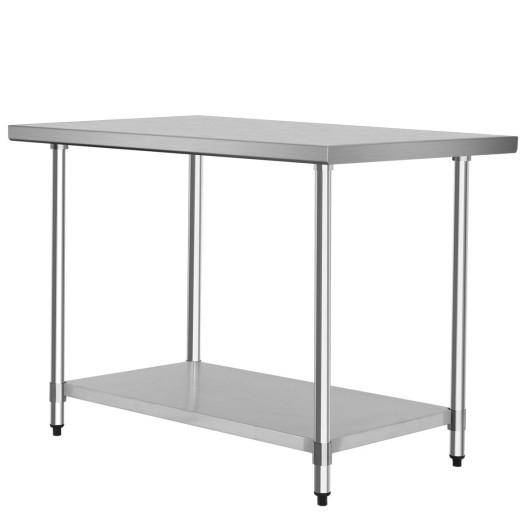 30 x 48 Inch Stainless Steel Table Commercial Kitchen Worktable - Image 4