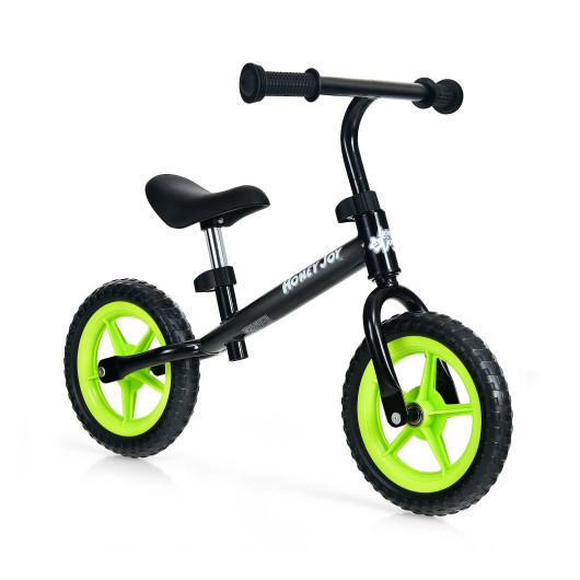 Kids No Pedal Balance Bike with Adjustable Handlebar and Seat-Black - Image 4