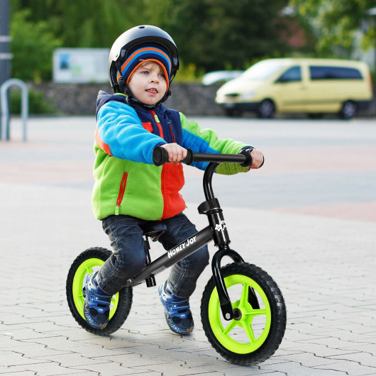 Kids No Pedal Balance Bike with Adjustable Handlebar and Seat-Black - Image 5