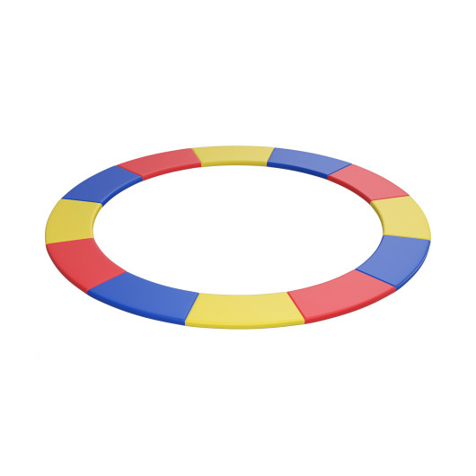 14 Feet Waterproof and Tear-Resistant Universal Trampoline Safety Pad Spring Cover-Multicolor - Image 2
