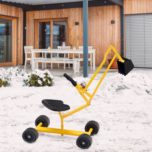 Heavy Duty Steel Frame Kid Ride-on Sand Digger - Image 4