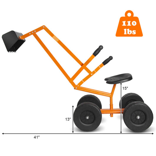Heavy Duty Kid Ride-on Sand Digger Digging Excavator - Image 5
