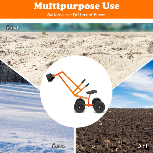 Heavy Duty Kid Ride-on Sand Digger Digging Excavator - Image 6