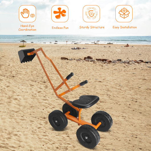 Heavy Duty Kid Ride-on Sand Digger Digging Excavator - Image 2