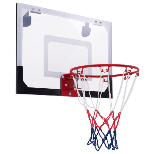 Over-The-Door Mini Basketball Hoop Includes Basketball and 2 Nets - Image 2
