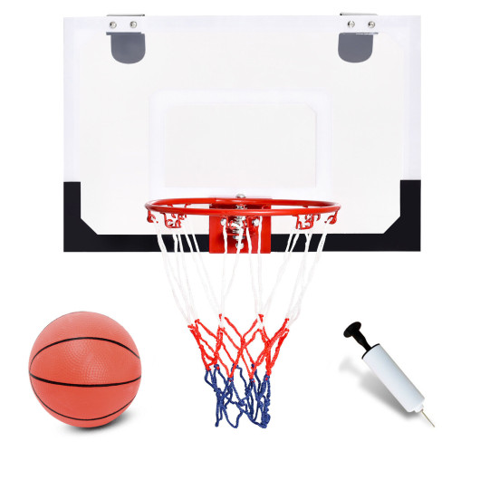 Over-The-Door Mini Basketball Hoop Includes Basketball and 2 Nets - Image 6