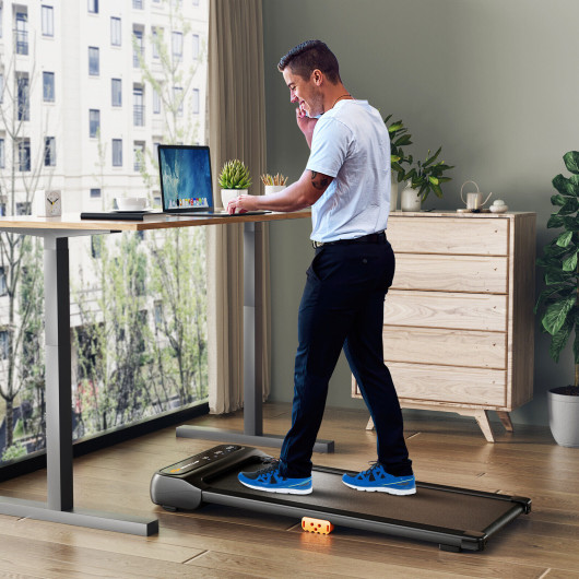 Under Desk Walking Pad Treadmill for Home-Office with Watch-Like Remote Control - Image 4