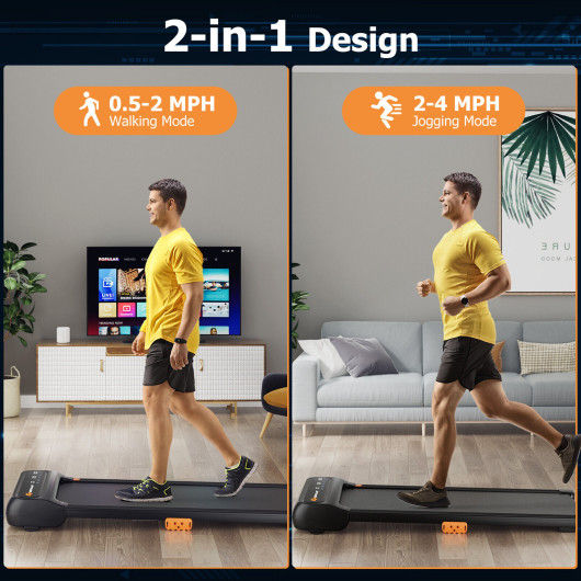 Under Desk Walking Pad Treadmill for Home-Office with Watch-Like Remote Control - Image 5