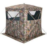 2-3 Person Hunting Blind Portable Pop Up Ground Tent with Carry Bag and Storage Pocket - Image 4