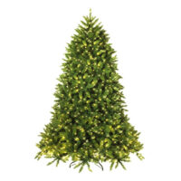 Premium Hinged Artificial Fir Christmas Tree with LED Lights-6 ft - Image 4