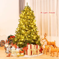 6 Feet Unlit Artificial Christmas Tree with 1250 Branch Tips - Image 3